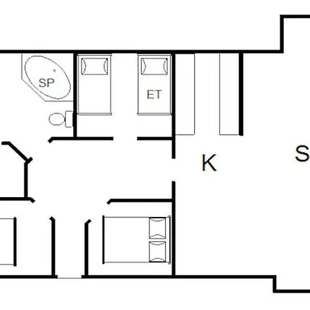 Nyaraló Bright With Covered Terrace-by Traum