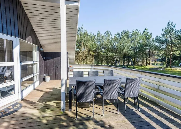 Bright With Covered Terrace-by Traum Nørre Nebel