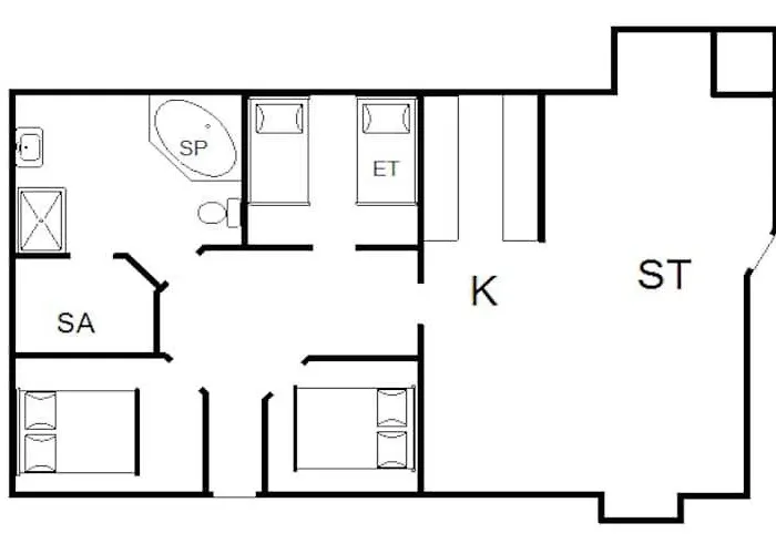 Semesterbostad Bright With Covered Terrace-by Traum